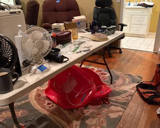 Clippers, face steamer, towel heater kids sleds 