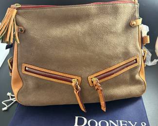 Dooney  Bourke Nubuck Leather EastWest Sac
