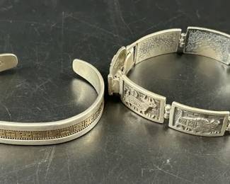 2 Sterling Silver Bracelets