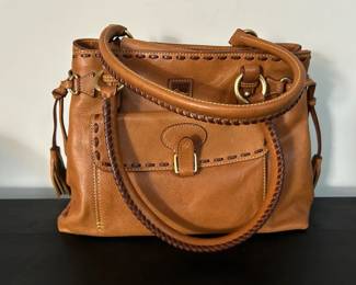 Dooney  Bourke Medium Pocket Tassel Bag in Natural