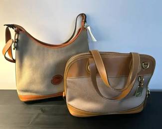 Dooney  Bourke Small Cabriolet Satchel in Taupe  Classic Allweather Leather Hobo Bag