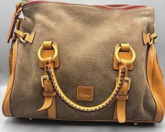 Dooney  Bourke Nubuck Leather Jones Satchel