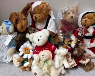 Boyds Bears  Bears Cats Moose Bunny and Dog