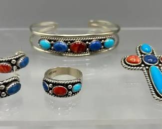 Carolyn Pollock Relios Multi Stone Jewelry Set