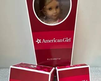 Elizabeth American Girl Doll with Nightgown  Riding Outfit, New in Boxes