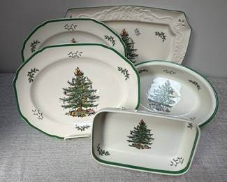 Spode Christmas Tree Holiday Serveware Collection  Platters, Bowls  Baking Dish