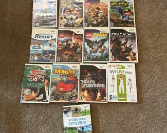 Nintendo Wii Video Game Lot