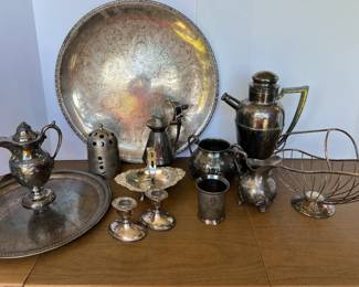 Antique And Vintage Silver Plate