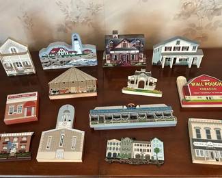 Vintage Decorative Wood Houses Some Shelias