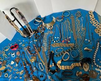 Necklaces, Belt Buckle, Bracelets, Earrings