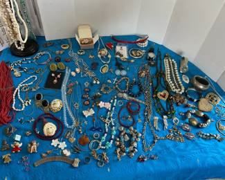 Pins, Watches, Necklaces, Earrings