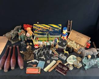 Vintage Collectibles Toys, Vanity, Cast Iron More