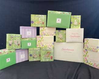 Department 56 Snowbunnies Porcelain Figurines Spring Easter MultiPiece Lot