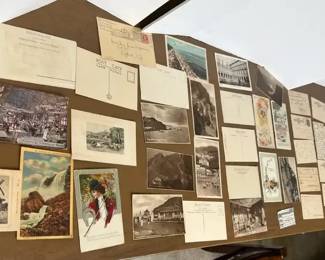 Postcards, Concert Ticket, Food Ephemera