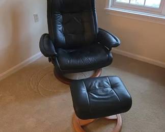 Ekornes Stressless Recliner Chair And Ottoman