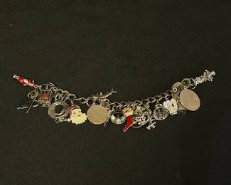 Sterling Silver Charm Bracelet