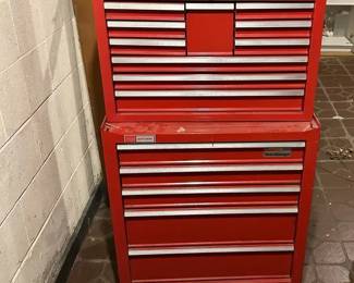 Sears 2 Piece Rolling Tool Chest