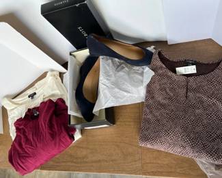 Talbots Three Tops And A Pair Of Shoes