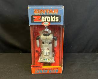 1960s Ideal Toy Zintar Zeroids Robot Original Box