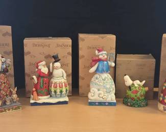 5 Jim Shore Heartwood Creek Christmas Figurines