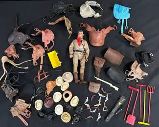 Vintage Breyer, Hartland Lone Ranger Accessories Saddles