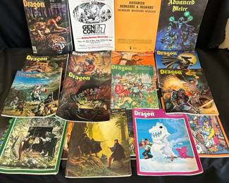 Vintage Dungeons Dragons Masters Screen Dragon Magazine