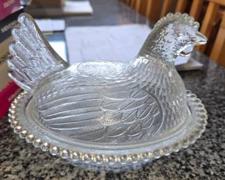 Hen cookie jar