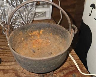 Antique bean pot