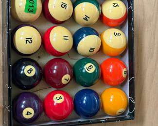 pool balls