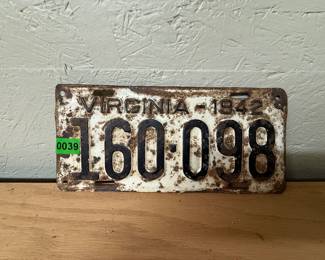 license plate
