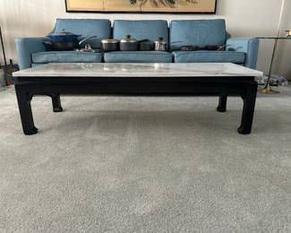 Asian styled Coffee Table w Marble top