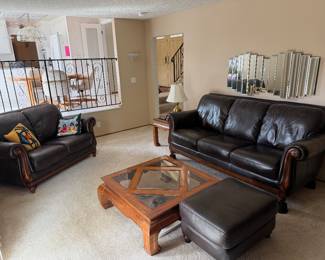 Leather Living Room Set