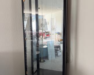 Curio Cabinet w glass shelves