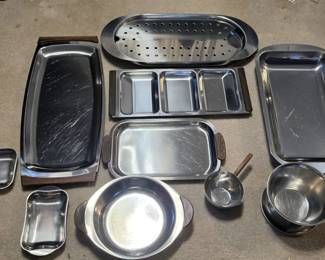Stainless Steel serving pieces