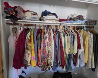 Women's clothes from 80's and 90's.