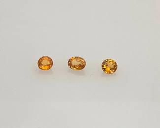 Orange Sapphires