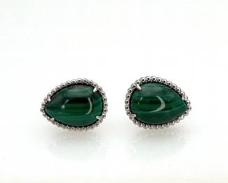 Malachite Stud Earrings