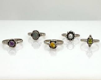Collection of Silver Rings