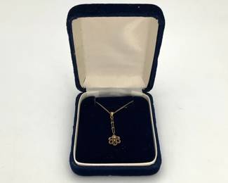 Gold & Sapphire Pendant