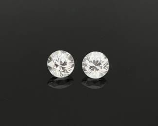 Two White Zircons