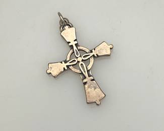 James Avery Silver Bell Cross Pendant