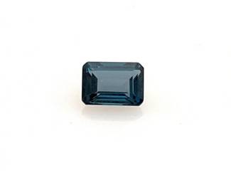 Emerald Cut Blue Quartz