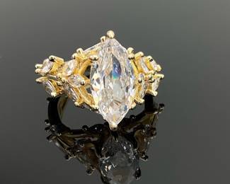 Gold Filled CZ Ring