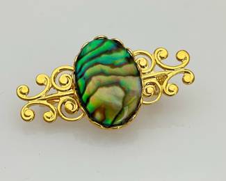 Paua Shell Brooch