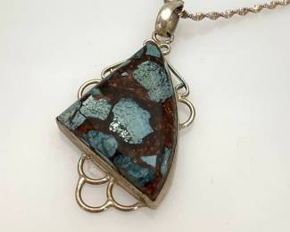 Southwest Style Copper Turquoise Necklace