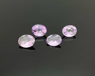 Oval Cut Amethyst Gemstones