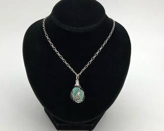 Turquoise Silver Necklace