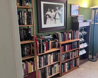 Bookshelves And Book Collection