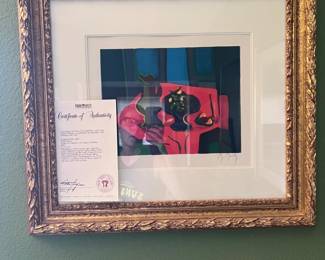 Framed Colorful Still Life Art