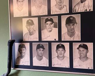 Baseball Player Portrait Display